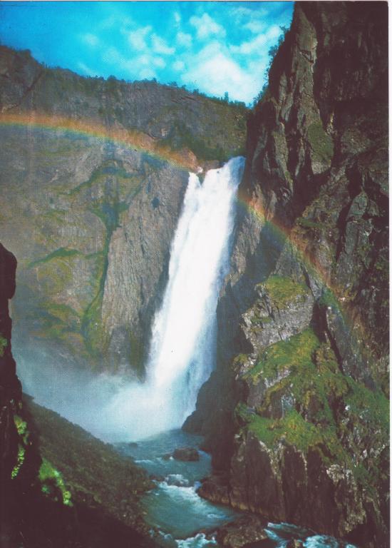 Voringfoss Falls, 182 m.(597 feet high)