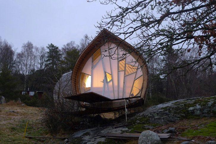 Casa nel bosco in Scandinavia