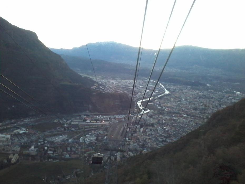 la città dall'alto