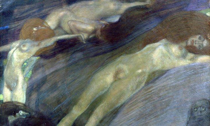 Moving Water, 1888 Gustav Klimt